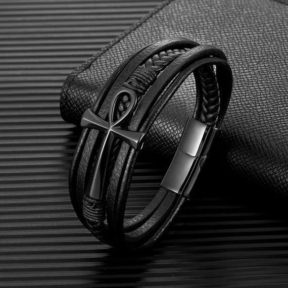 Ankh cuir