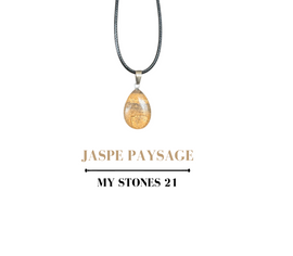 Pendentif Jaspe Paysage