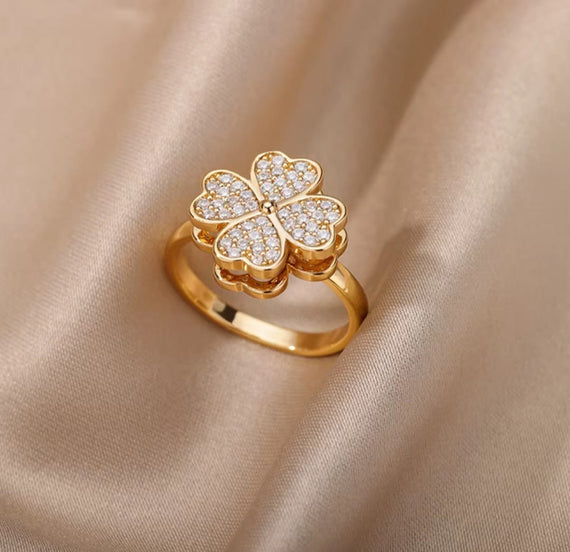 Bague trèfle