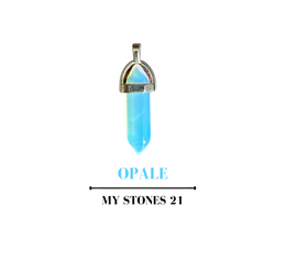 Pendentif Prisme Opale