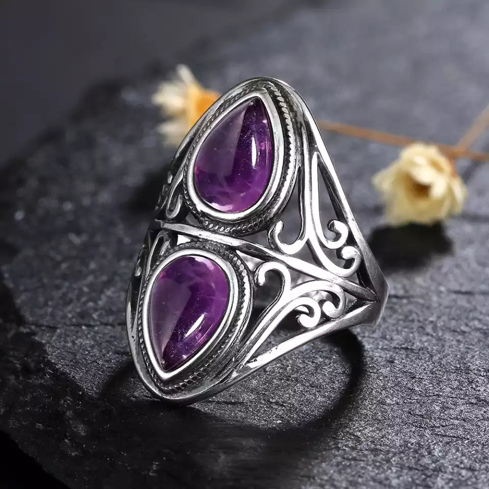 Bague Amethyste Argent S925