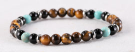 Œil de Tigre / Howlite Bleue