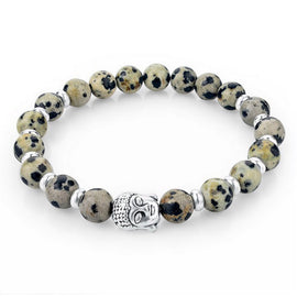 Jaspe dalmatien Bouddha