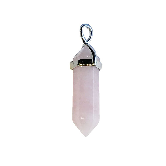 Quartz rose prisme