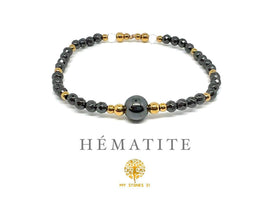 Hématite facettée