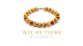 Œil de Tigre Gold finition or 14k