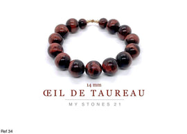 Oeil de Taureau finition Or 14k