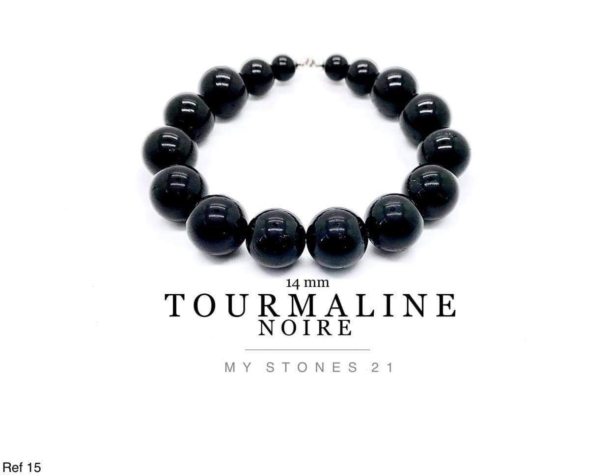 Tourmaline noire finition Argent S925