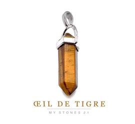 Pendentif Œil de tigre Prisme
