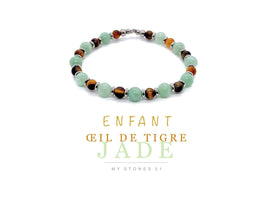 Enfant Oeil de Tigre/Jade