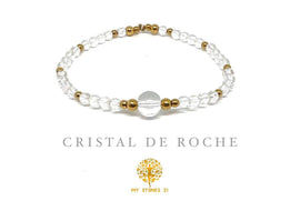 Cristal de roche facettée