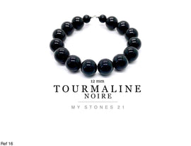 Tourmaline noire finition Argent S925