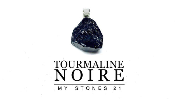 Pendentif Tourmaline noire