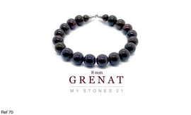 Grenat finition Argent S925